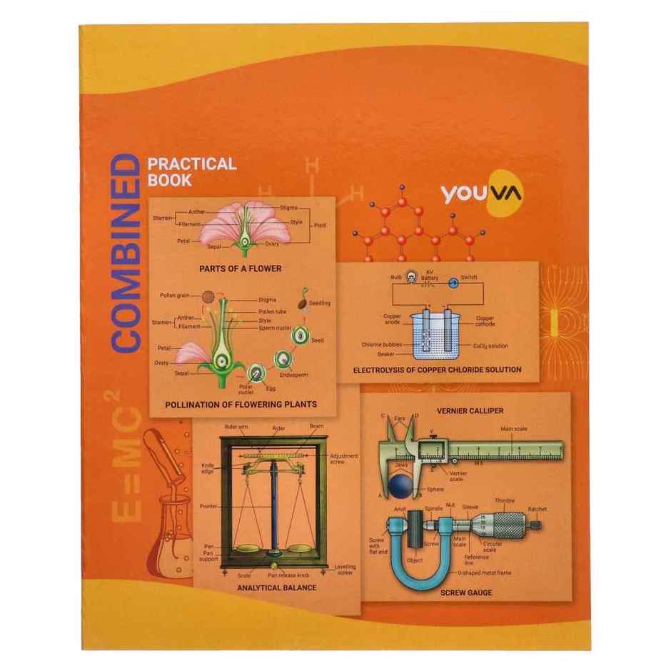 Navneet Youva | Hard Bound Combined SMART Practical Book Ruled&Plain sides (22 x 27 cm, 172 Pages)
