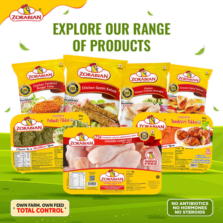 Zorabian Chicken Curry Cut Without Skin | High Protein | Preservative-Free | Hormone-Free