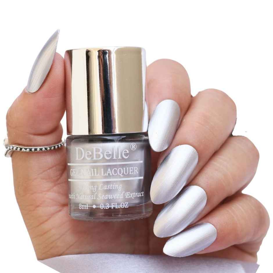 Debelle Gel Nail Lacquer Chrome Silver