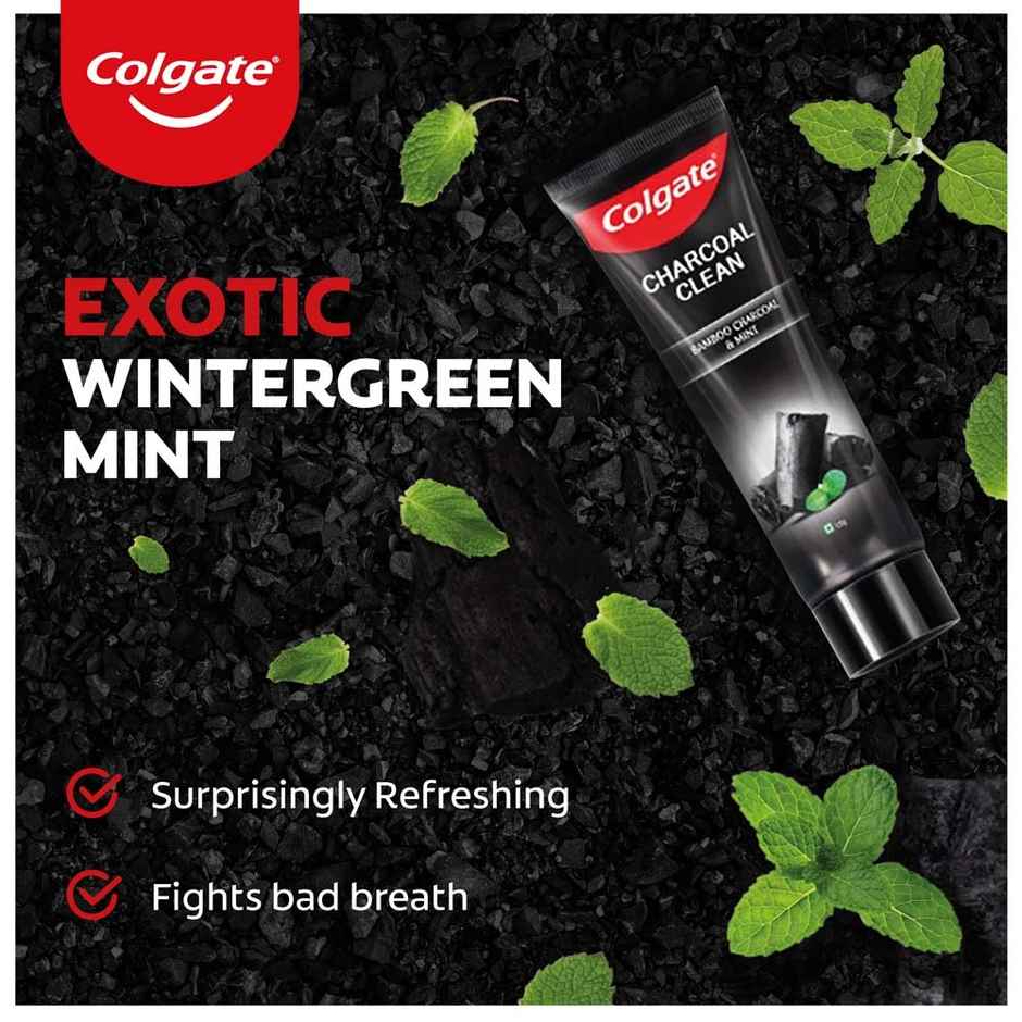 Colgate Charcoal Clean Black Gel Toothpaste - Bamboo Charcoal & Mint