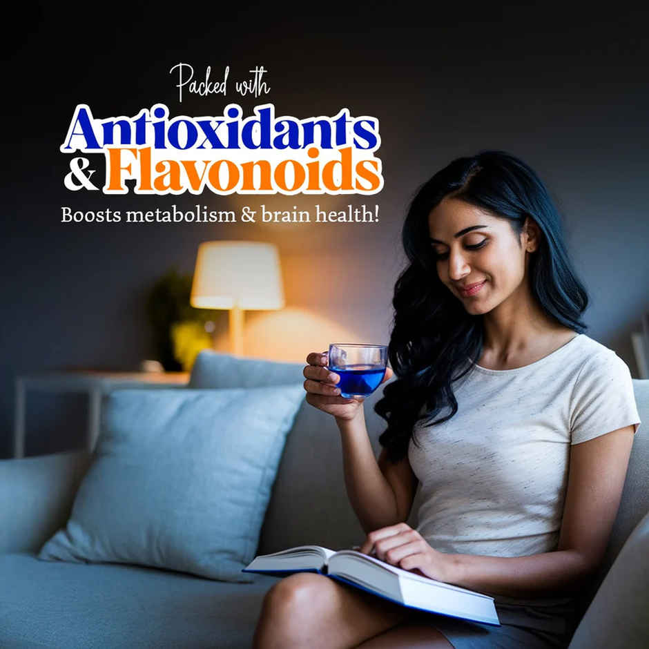 Blue Tea Butterfly Pea Flower Herbal Tea | Zipper