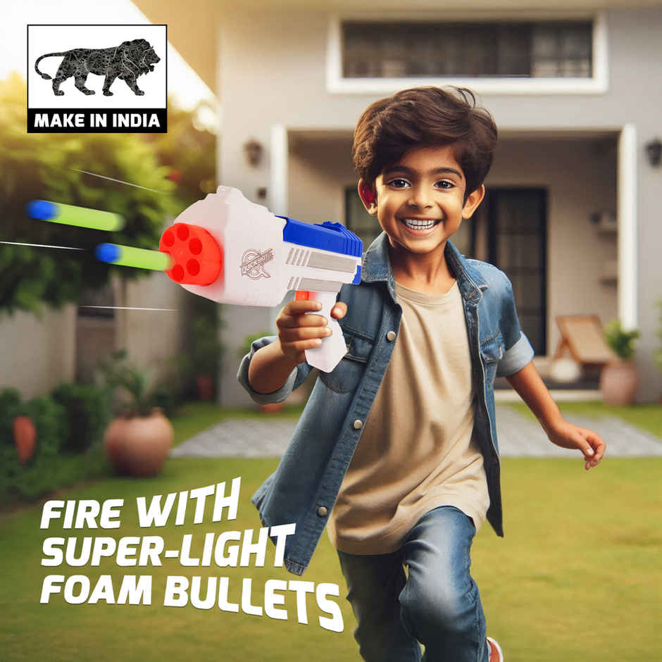 Toymaxx Bolt Dart Blaster White