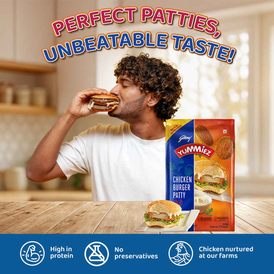 Godrej Yummiez Chicken Burger Patty