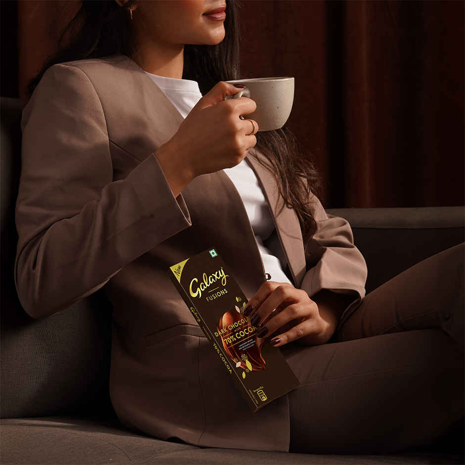 Galaxy Fusions Dark Chocolate Bar with 70% Cocoa