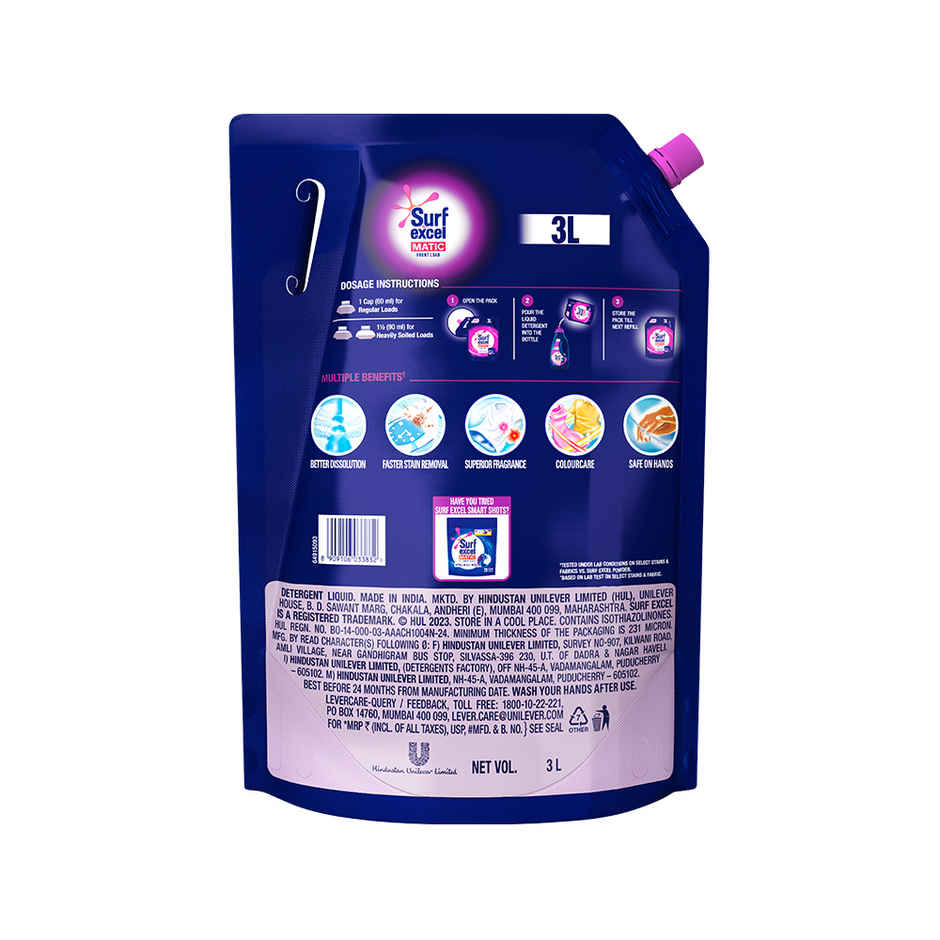 Surf Excel Matic Front Load Detergent Liquid