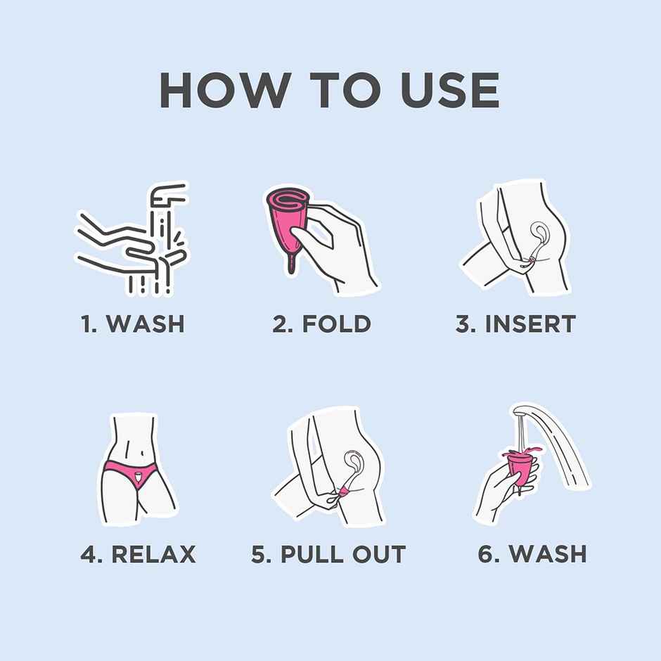 Pee Safe Reusable Menstrual Cup Small