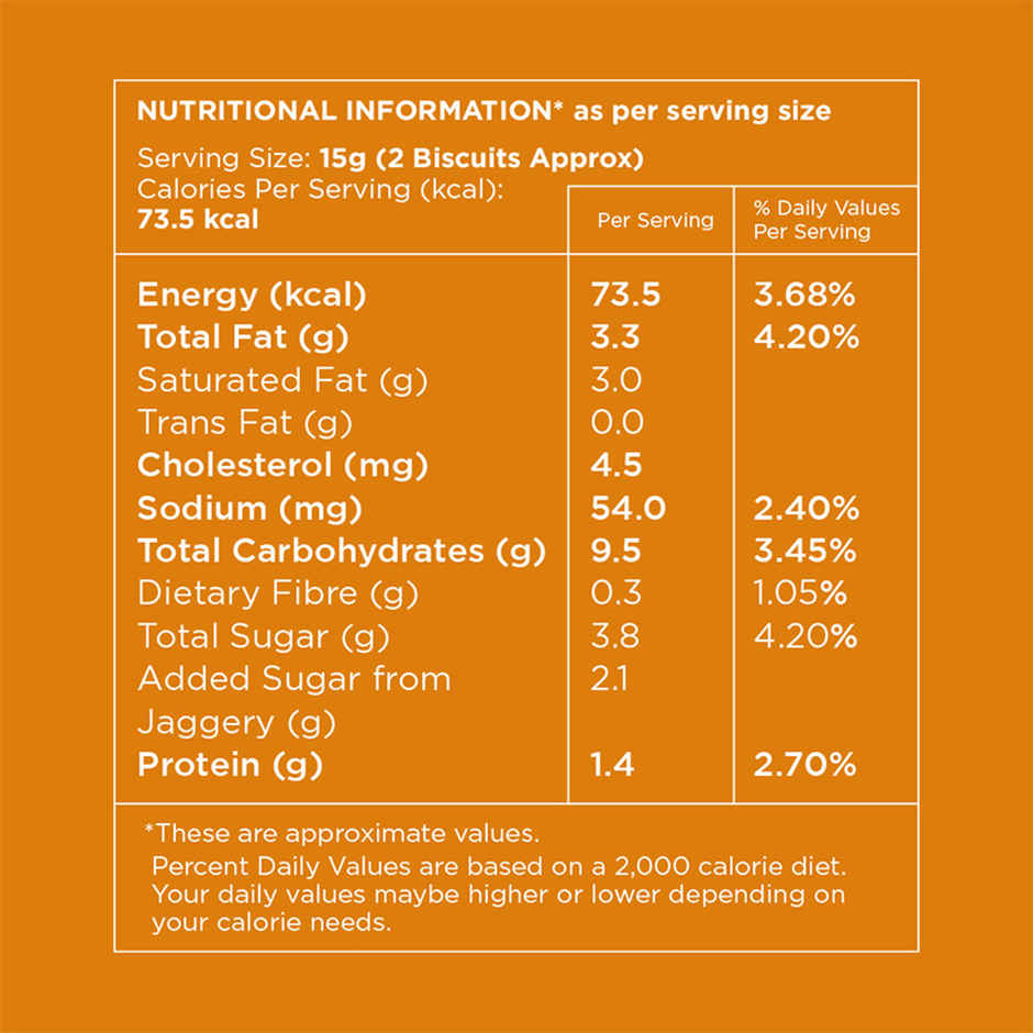 Open Secret Zero Maida Butter Biscuit Cookies, Healthy Snacks with No Refined Sugar & No Palm Oil
