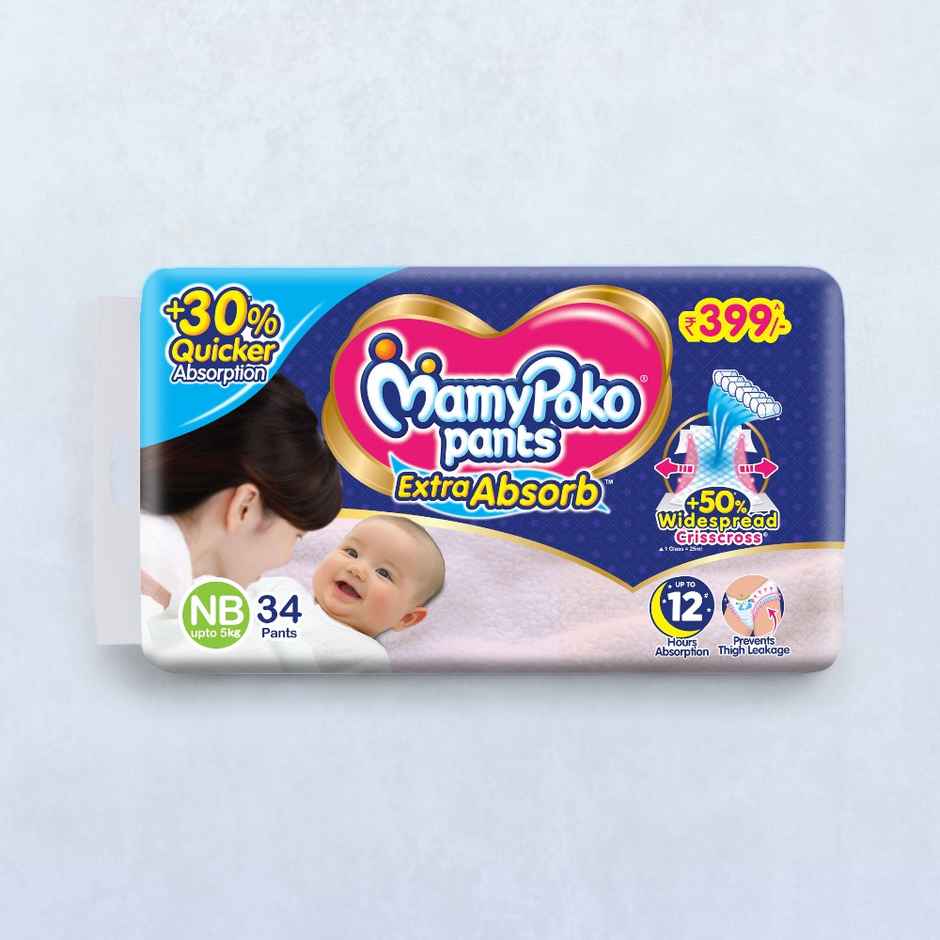 MamyPoko Pants Extra Absorb Diapers (NewBorn)