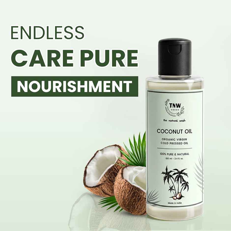 Tnw The Natural Wash Virgin Coconut Oil| Strong Hair And Soft Skin
