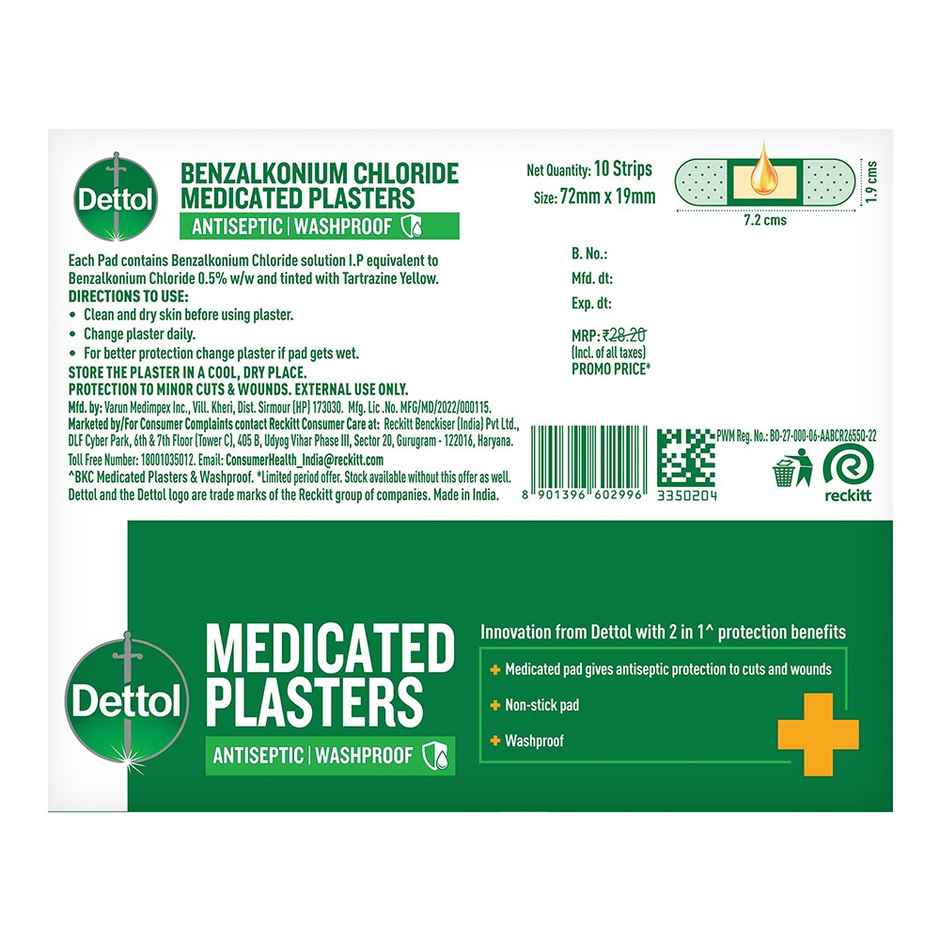 Dettol Medicated Plasters
