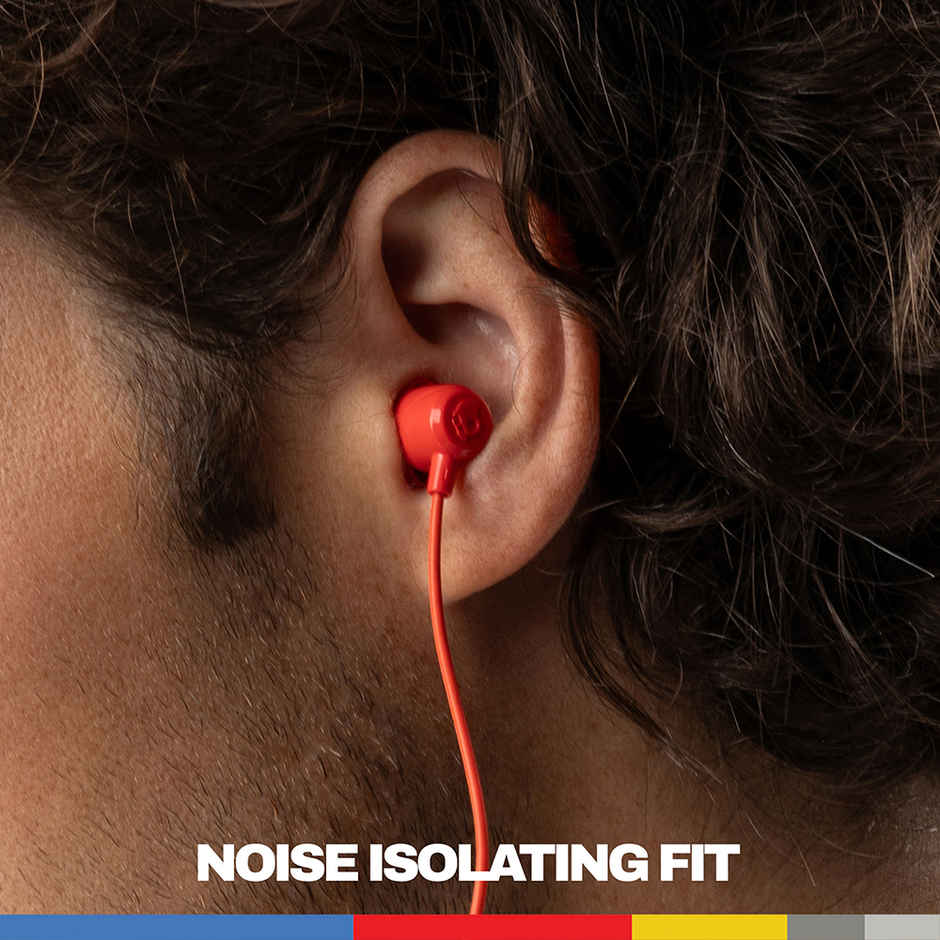 Skullcandy Jib USB-C Wired Earbuds with Noise Isolating Fit | Built-in Microphone Call - Plasma
