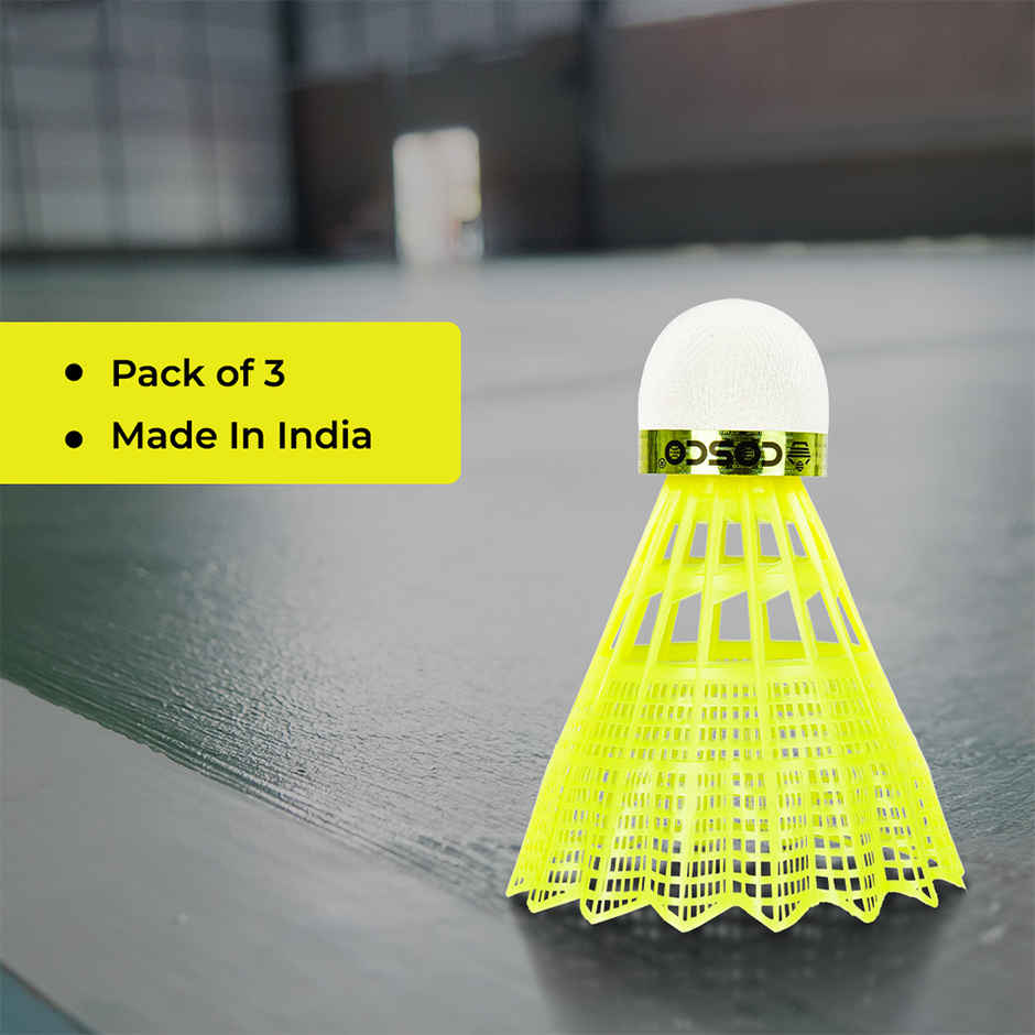 Cosco Aero 550 Nylon Shuttlecock 1 pack (3 pieces)