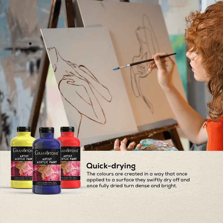 Granotone Artist Acrylic Color | Black