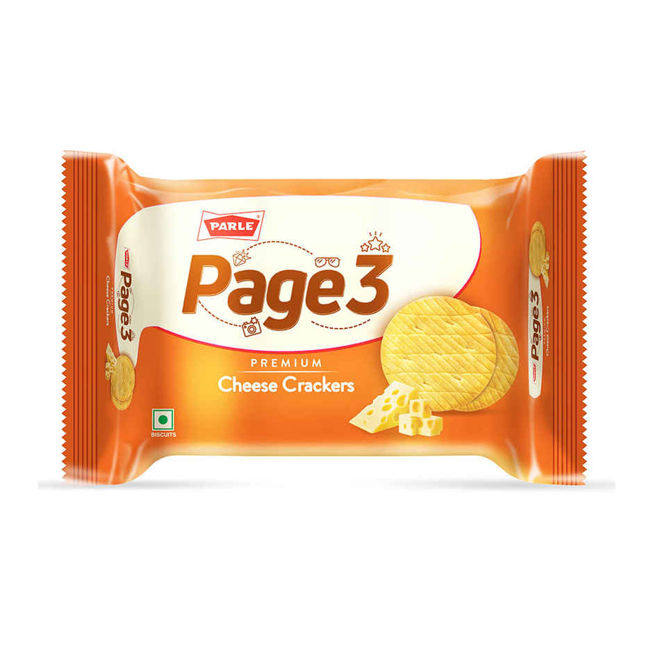 Parle Page 3 Premium Cheese Crackers