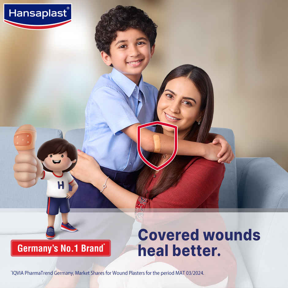 Hansaplast Antiseptic Elastic Bandage | Blocks 99% of Bacteria | 3X Strechable | Water Repellant