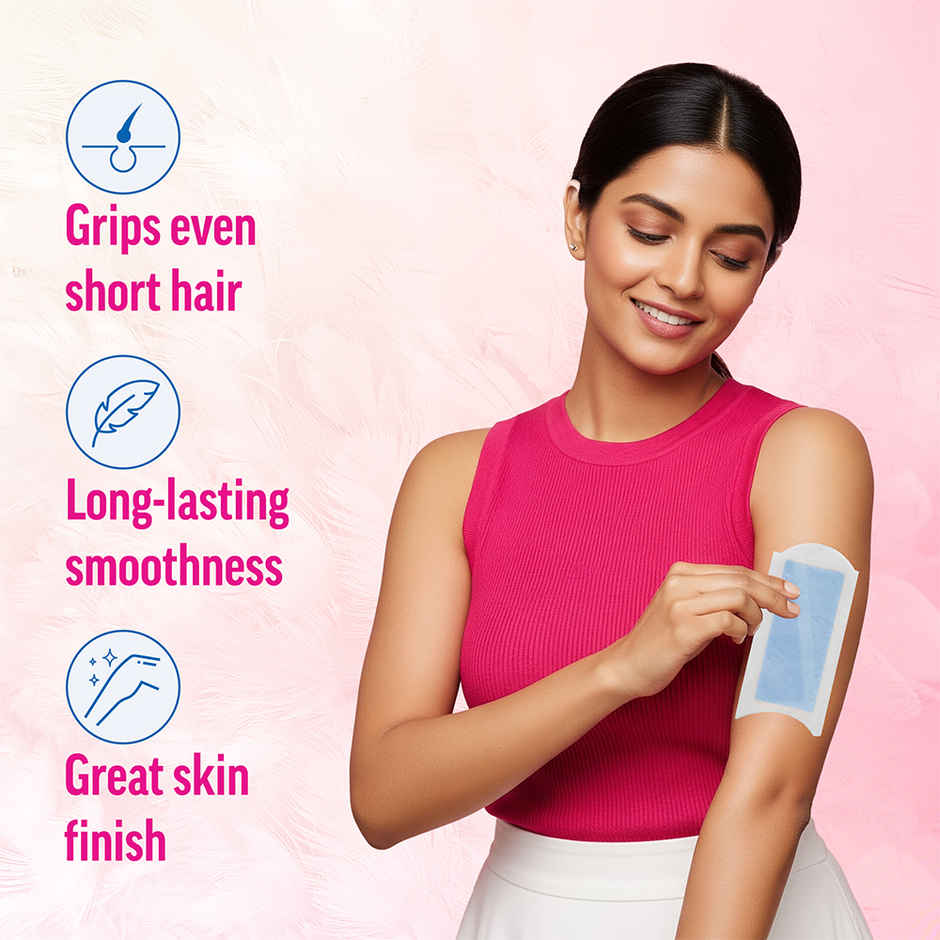 Veet Professional Waxing Strips Kit For Sensitive Skin | 20 Strips