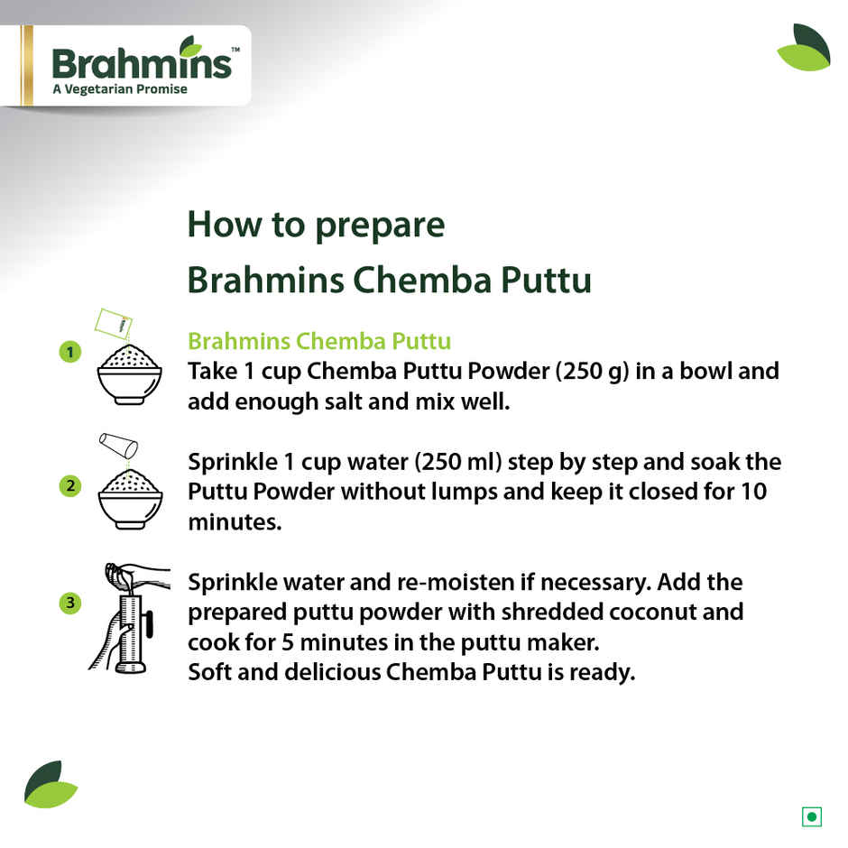 Brahmins Chemba Puttu Powder
