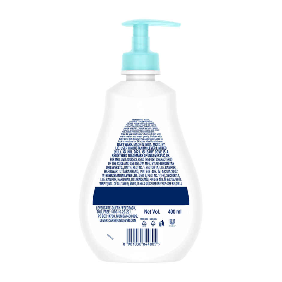 Baby Dove Rich Moisture Hypoallergenic Body Wash | Sensitive Care