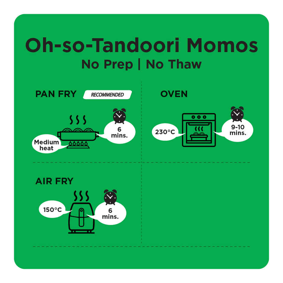Prasuma Tandoori Veg Momos | Frozen Snack