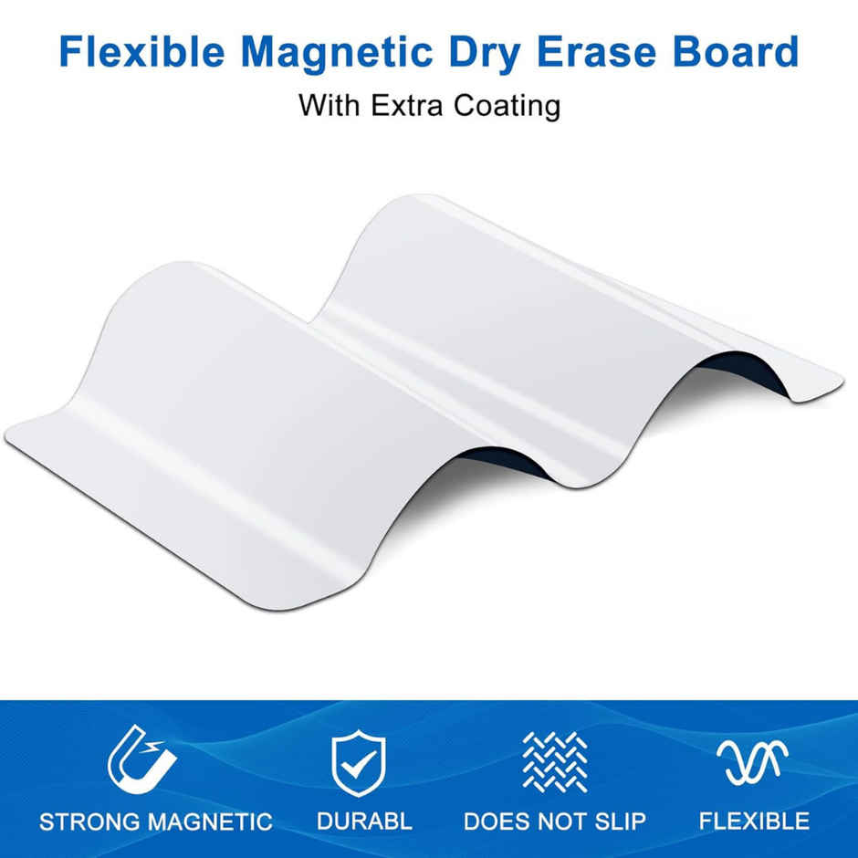 Se7en Magnetic White Board Planner Sheet with 4Pcs Magnetic Marker Pen & Eraser