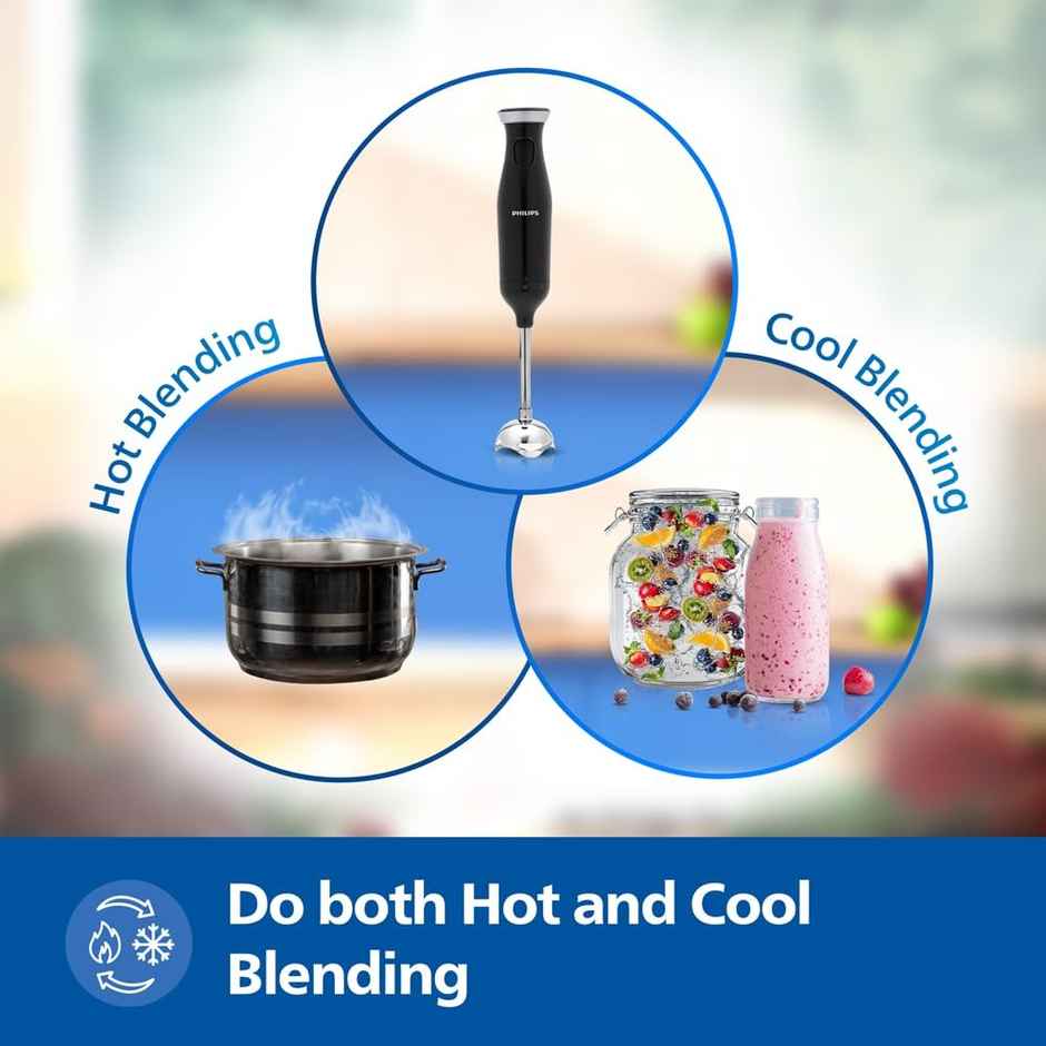 Philips HL1681 Hand Blender 300W with Steel Arm Easy Operation