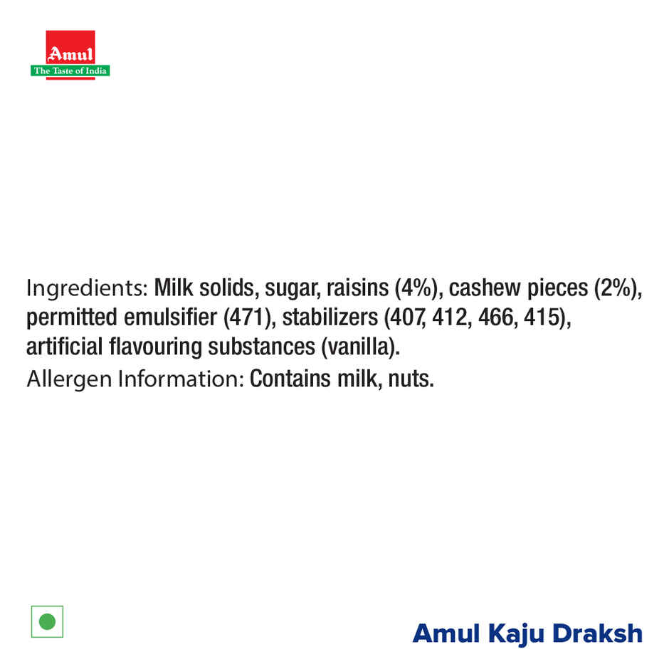 Amul Kaju Draksh Icecream Cup