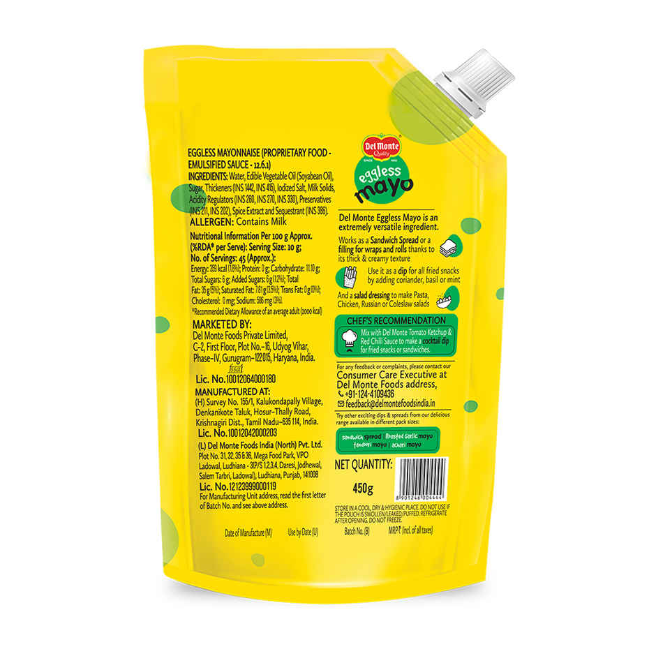 Del Monte Eggless Mayo