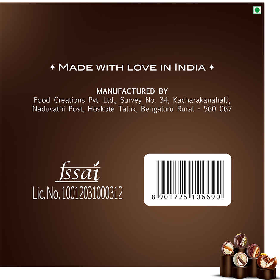 Fabelle Dessert Collection-5 Handcrafted Dessert Inspired Chocolate Truffles