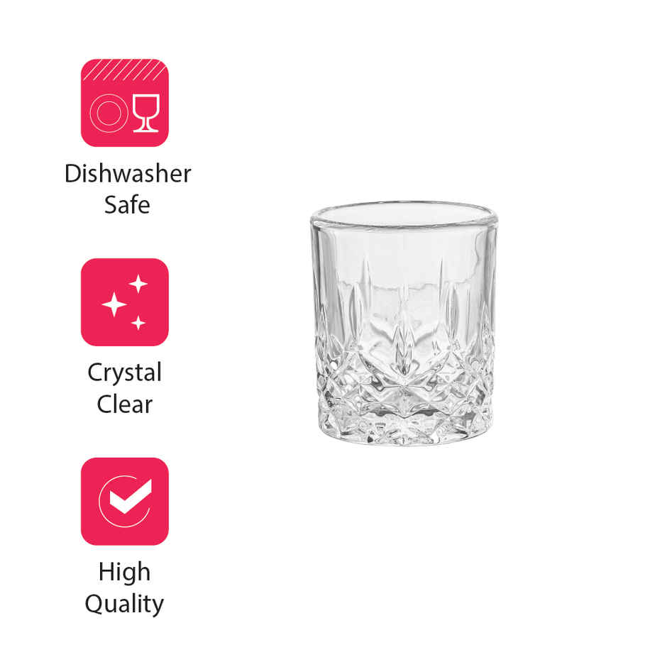 Paris Shot Glass | SKB3639 | 70 ml | Set of 6 | Sanjeev Kapoor