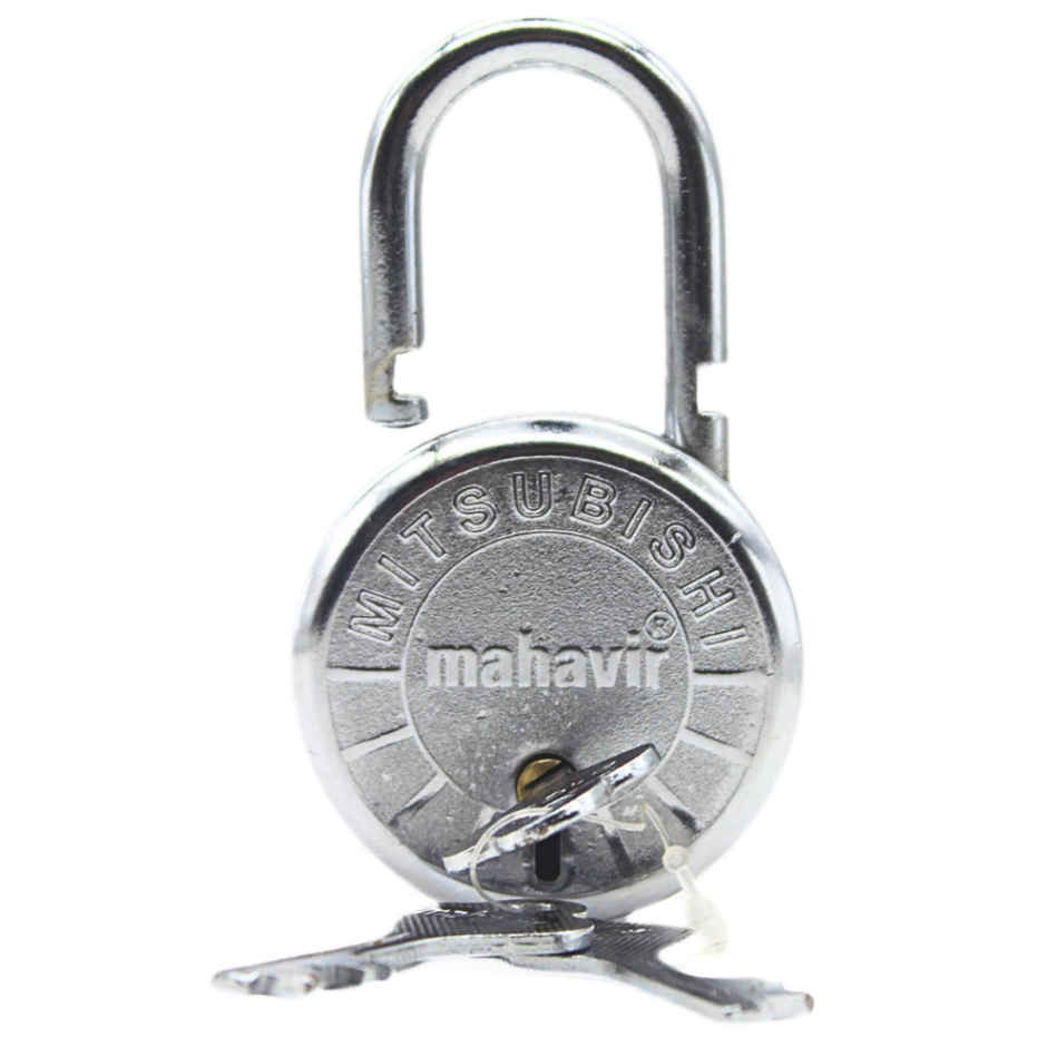 Se7en Pad Lock With 3 Keys - 65mm - Round Shaped