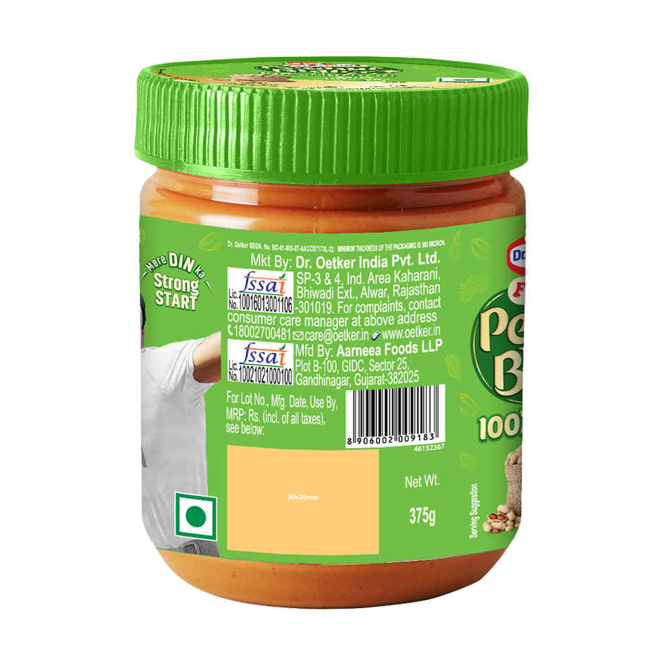 Dr. Oetker FunFoods Truly Natural Extra Crunchy Peanut Butter