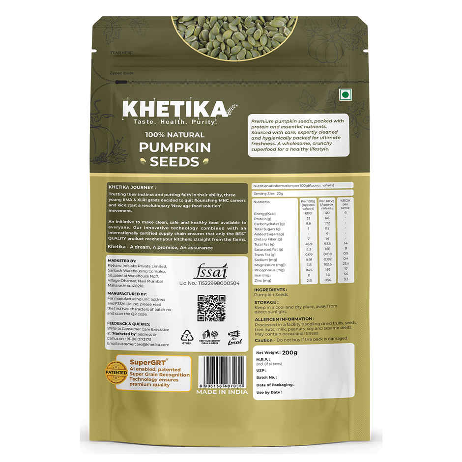 Khetika Premium Pumpkin Seeds