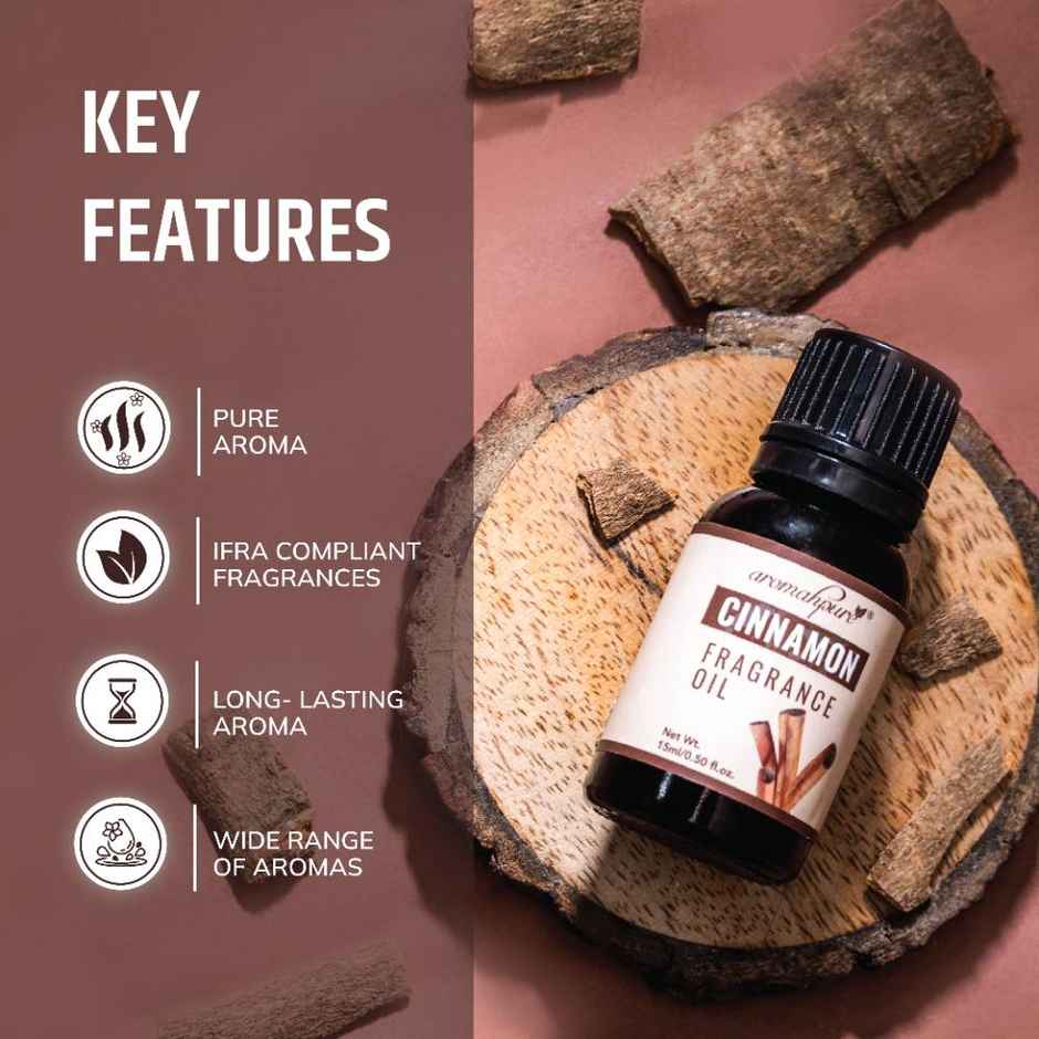Aromahpure Fragrance Oil | Cinnamon Aroma Oil for Home Fragrance
