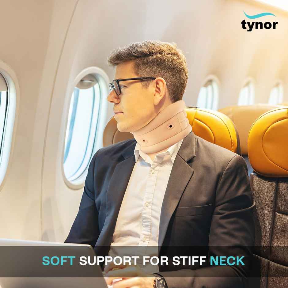 Tynor Cervical Collar Soft with Support Beige S