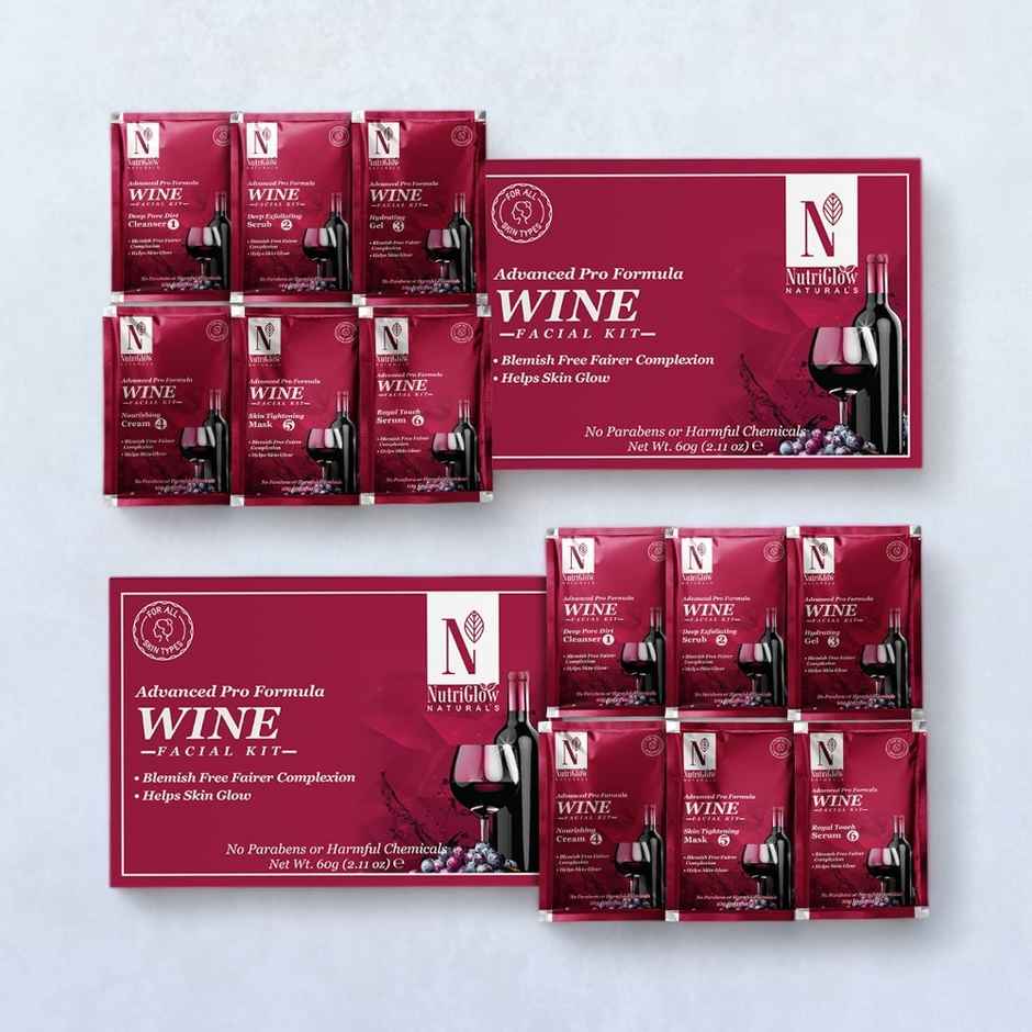 NutriGlow Natural's Advanced Pro Formula Wine Facial Kit