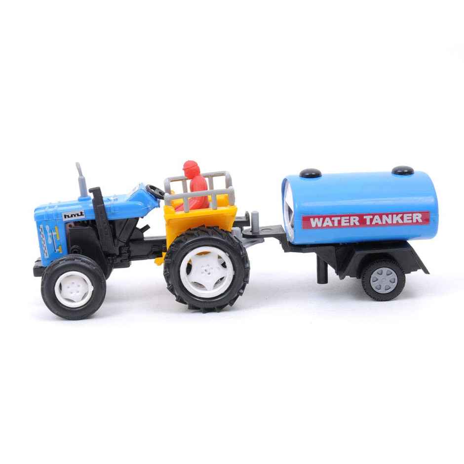 Centy Toys Pull Back Tractor with Tanker - Exciting Plastic Vehicle