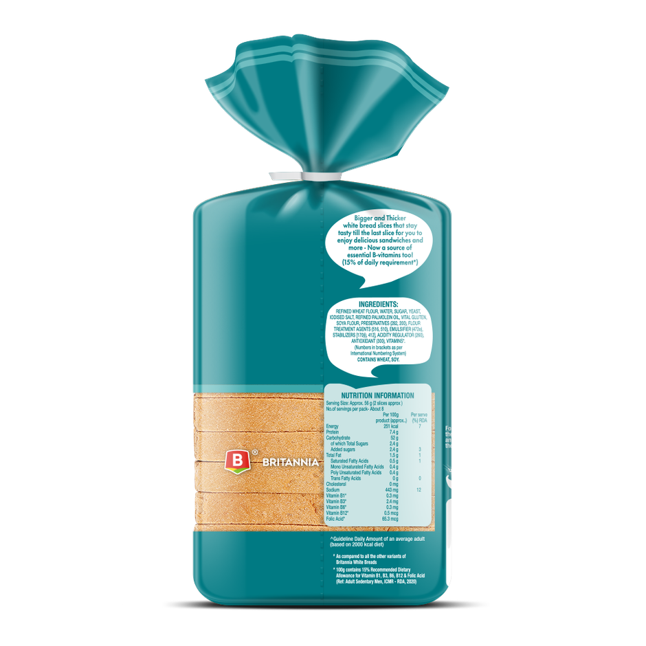 Britannia Breakfast Slice White Bread Combo