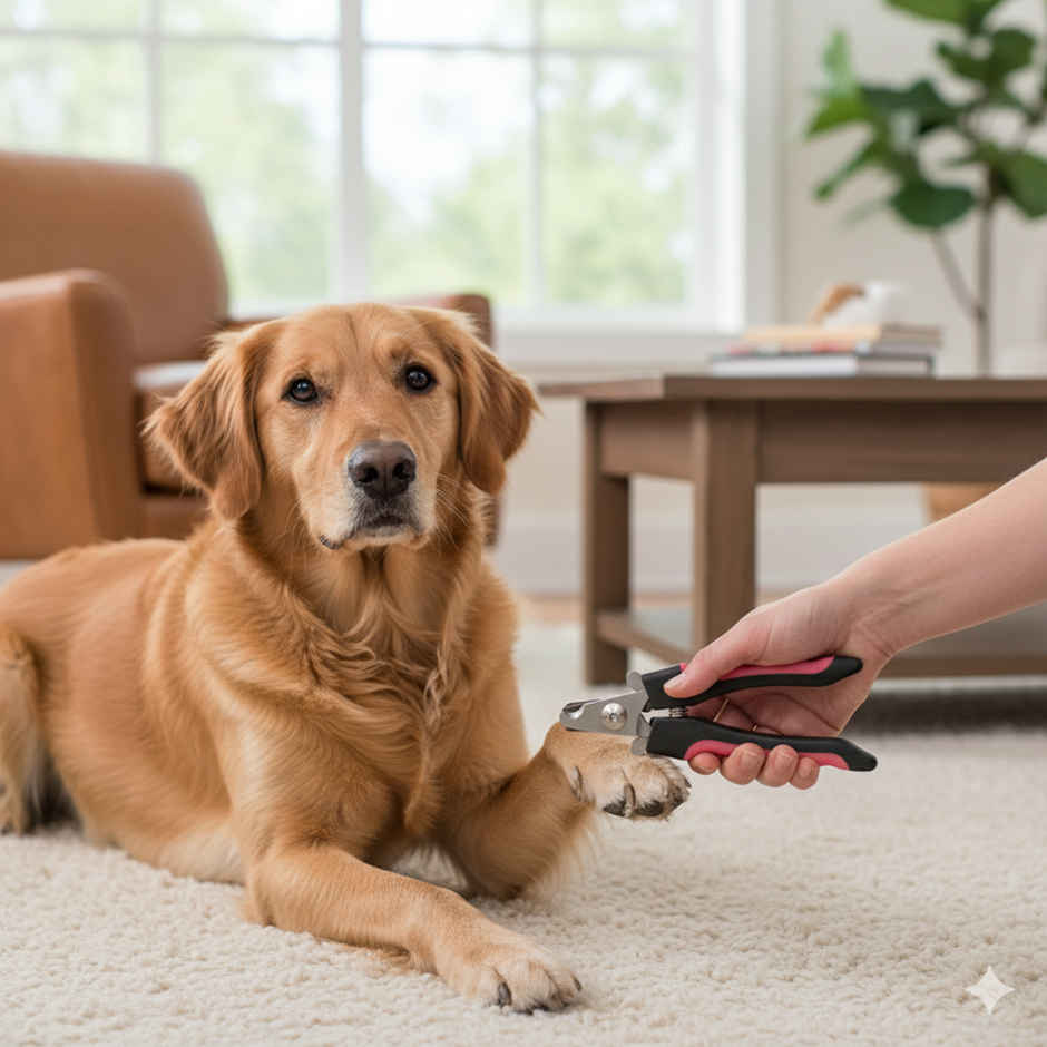 Nootie Pet Nail Clipper with Nail Filer | Safe Grooming Tool