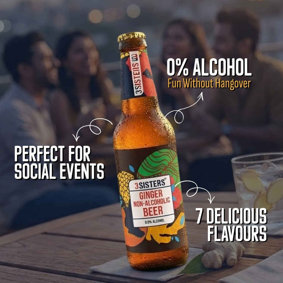 3 Sisters Ginger Non Alcoholic Beer