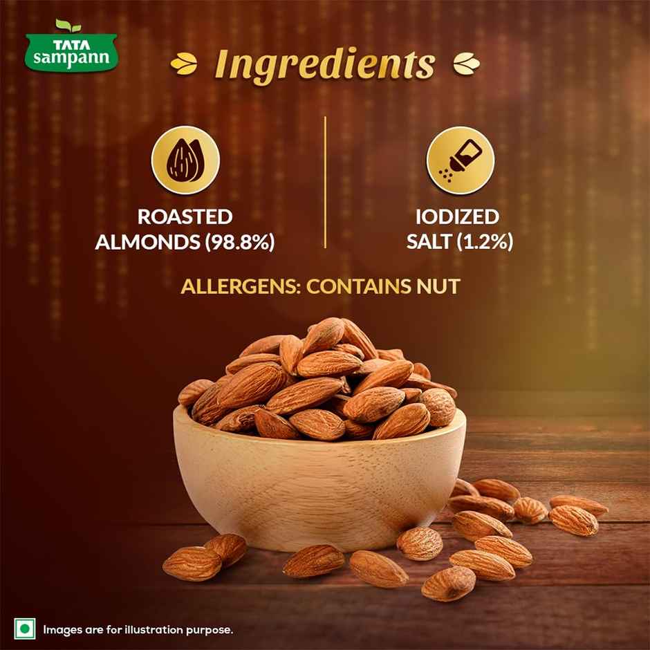 Tata Sampann Classic Salted & Roasted Almonds