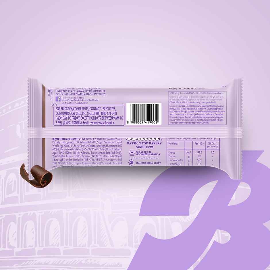 Bauli Moonfils Croissants Choco Cream | Egg