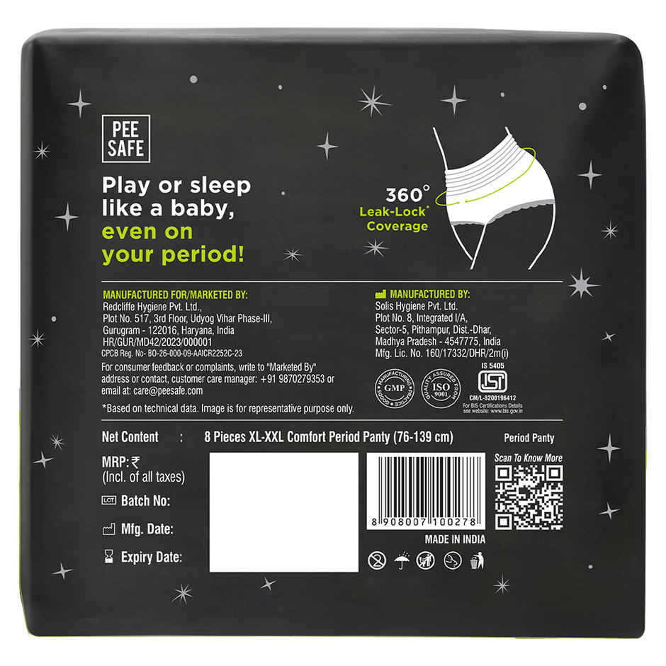 Pee Safe Disposable Period Panty | XL-2XL