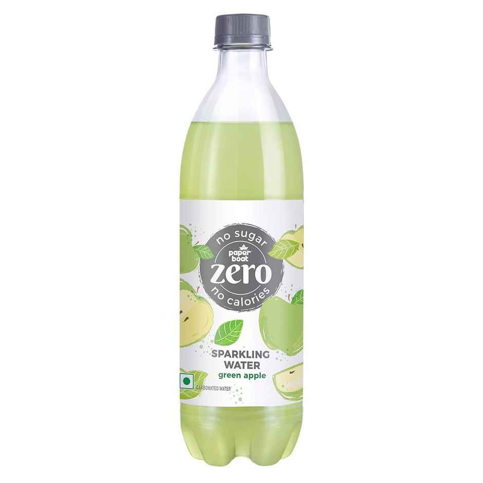 Paper Boat Zero Sugar Green Apple Sparkling Water | Sugar Free Cold Drink