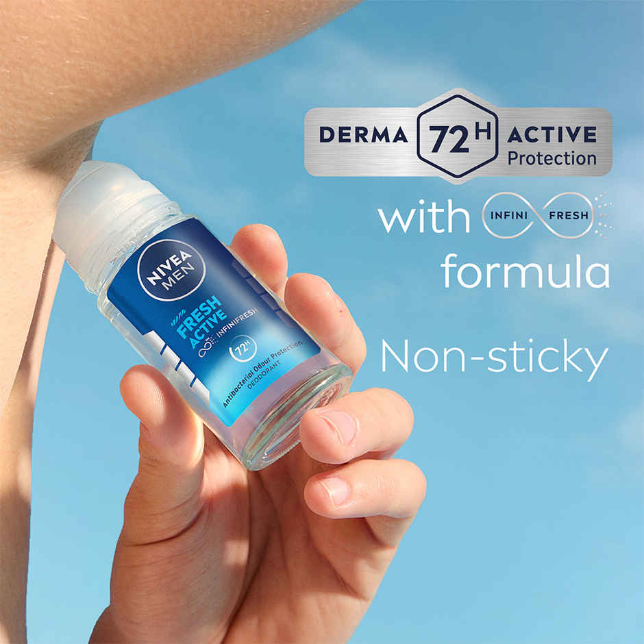 Nivea Fresh Active Underarm Roll On 72h Protection