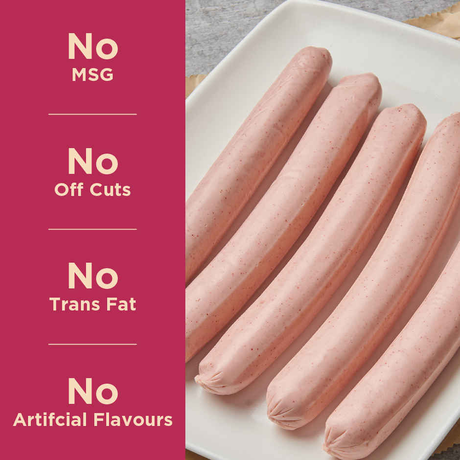 Prasuma Pork Sausage High Protein 250g | No Trans Fat or Preservatives | German Recipe