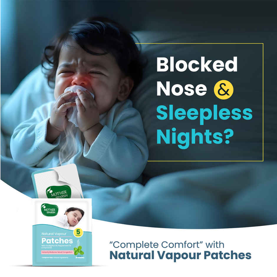 Mother Sparsh Natural Vapour Patches (Pack of 5)