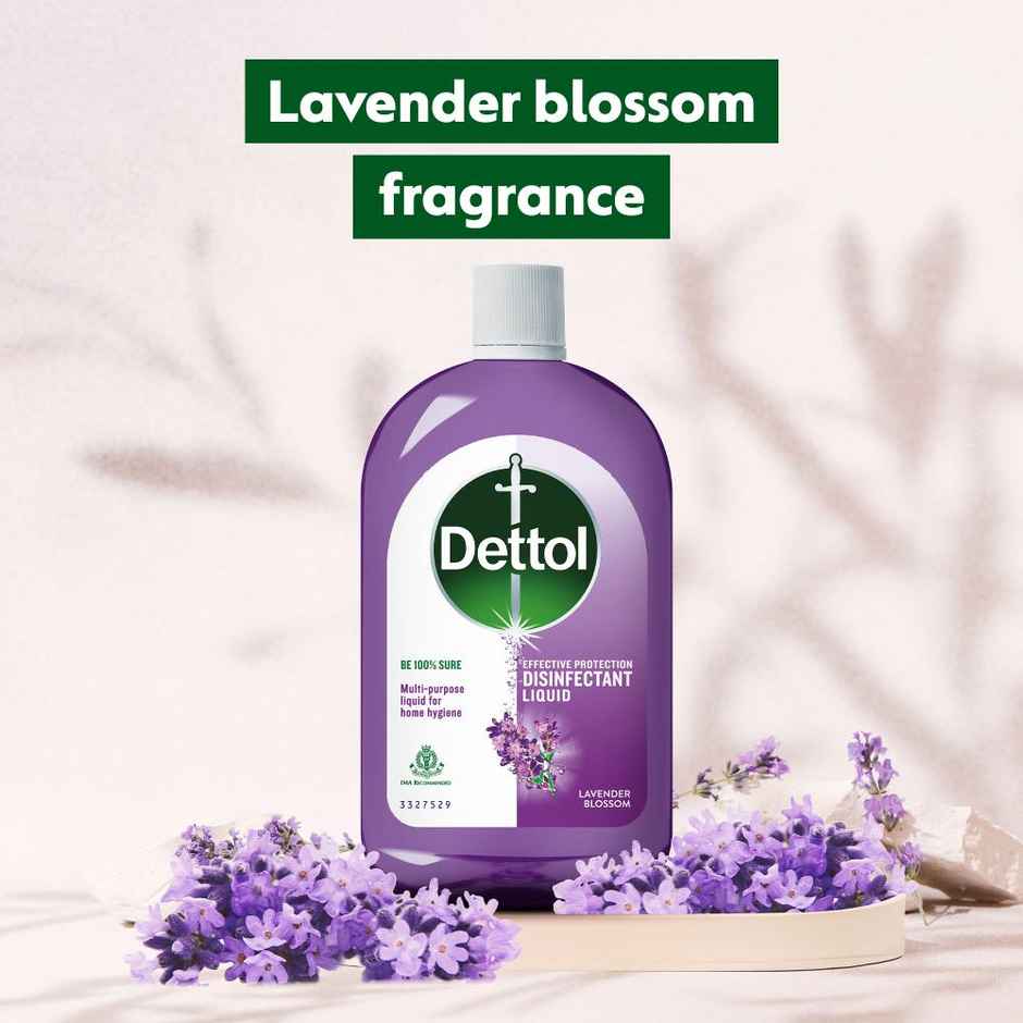 Dettol Liquid Disinfectant for Floor Cleaner, Surface Disinfection (Lavender Blossom)