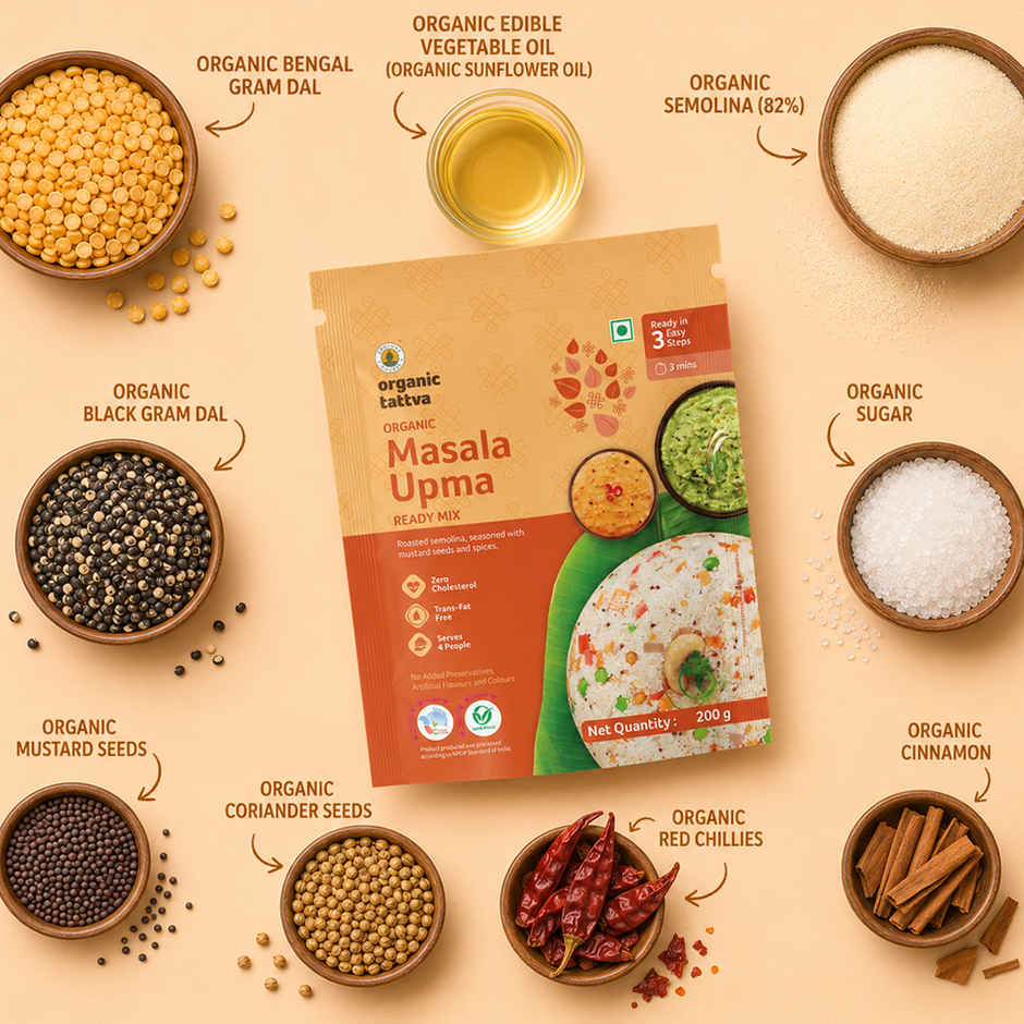 Organic Tattva Masala Upma Ready Mix