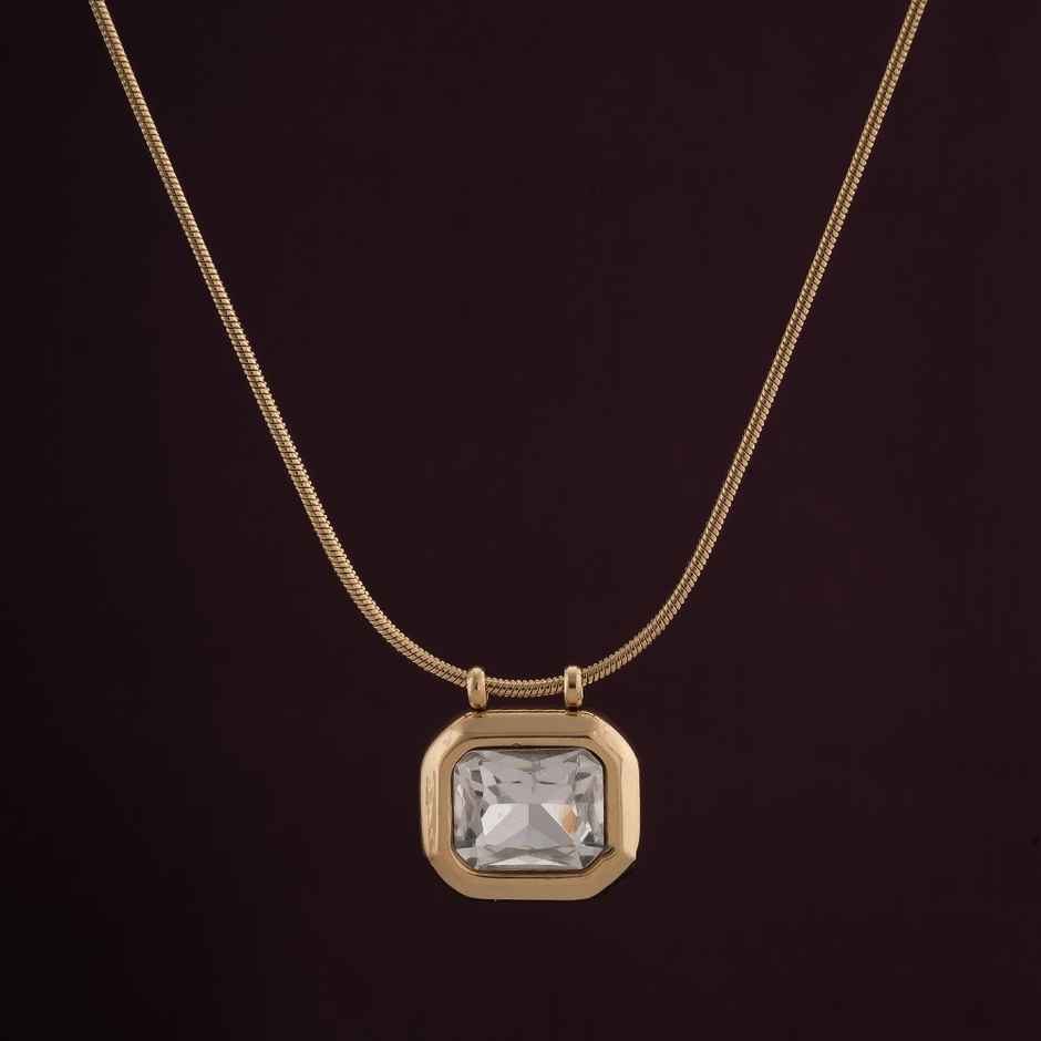 Palmonas Octagon Diamond Necklace