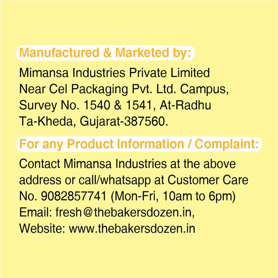 The Baker's Dozen Zero Maida Banana Cake | Fruit Cake | No Palm Oil